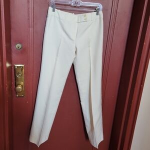 Ann Taylor Women' Cream Pants Size 4